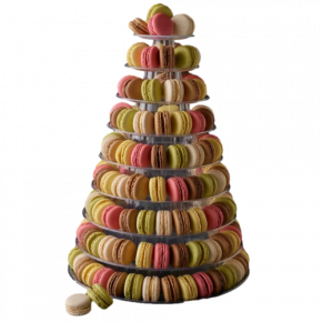 Pyramid of 210 macarons