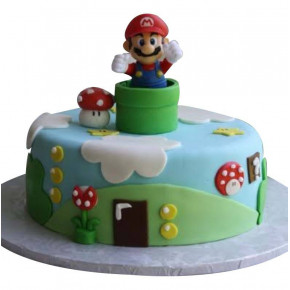 Super mario - Birthday cake