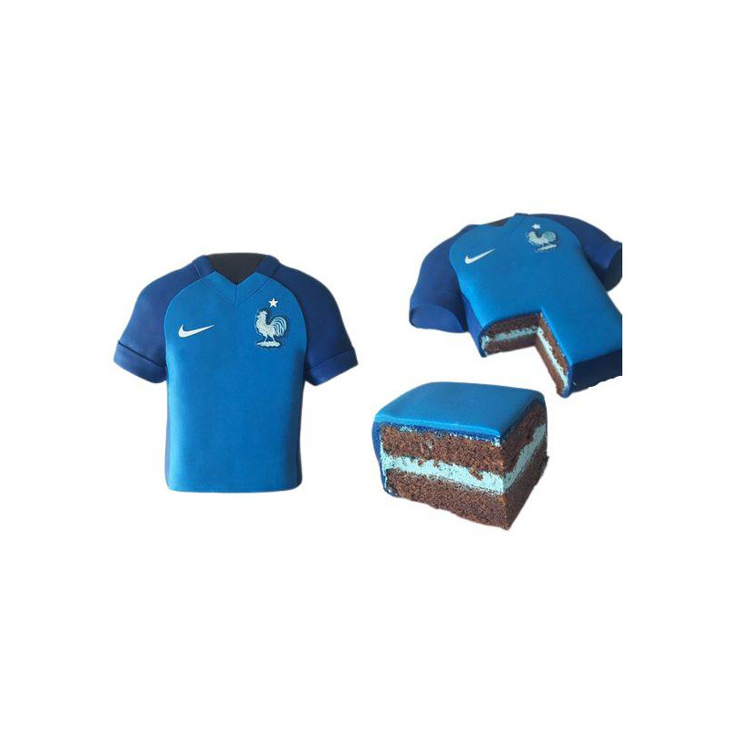 Gâteau d'anniversaire Maillot de foot Equipe de France