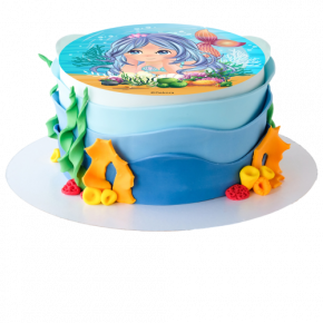 Sirène - Gâteau d'anniversaire
