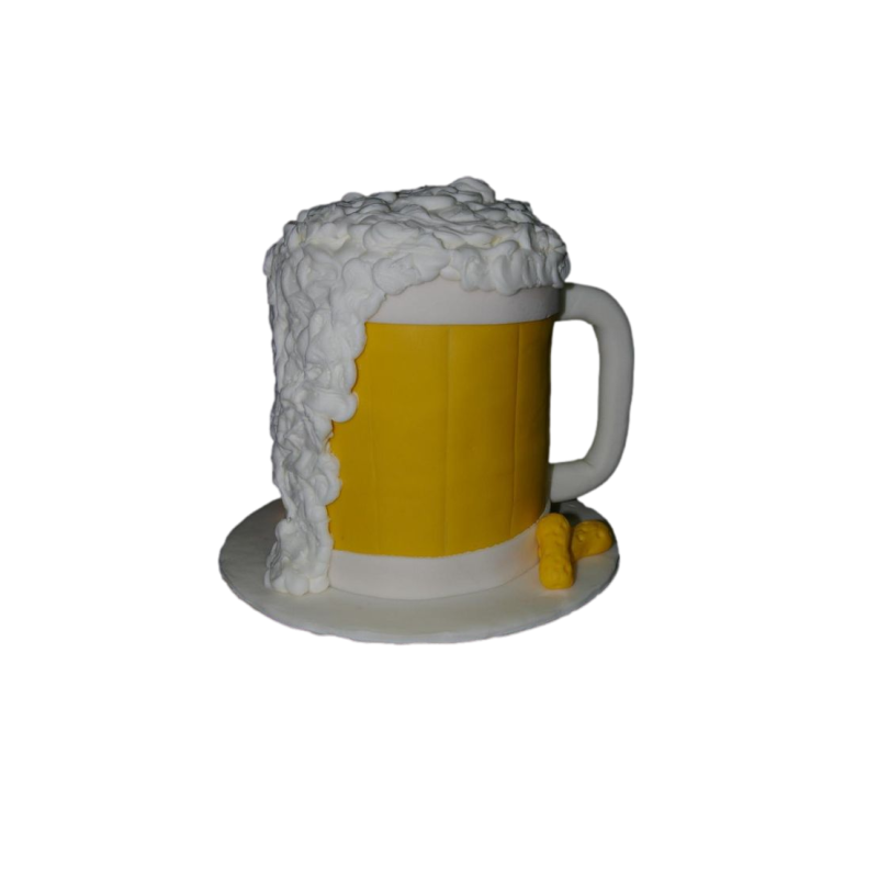 Order Beer Mug Fondant Cake 3 Kg Online at Best Price, Free Delivery|IGP  Cakes
