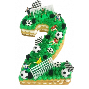 Number cake Football
