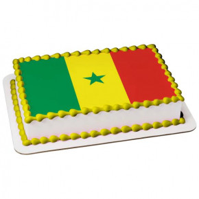 Drapeau Sénégal - Gâteau...