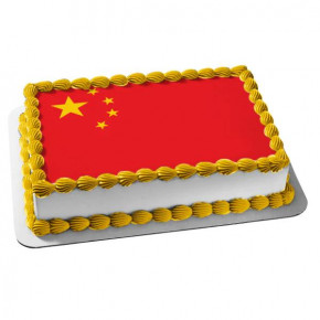 Drapeau Chine - Gâteau...