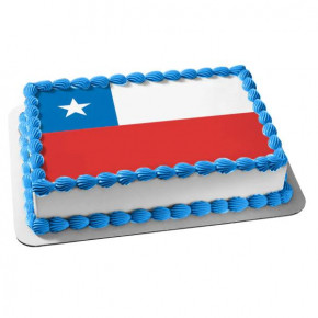 Flag Chile - Birthday cake