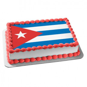 Flag Cuba - Birthday cake