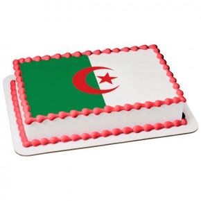 Flag Algeria - Birthday cake