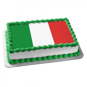 Flag Italy - Birthday cake