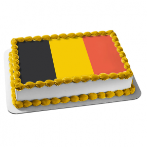 Flag Belgium - Birthday cake
