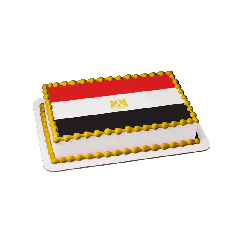 Birthday cake Flag Egypt