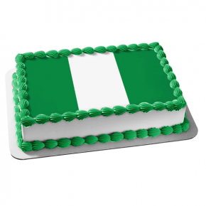 Flag Nigeria - Birthday cake