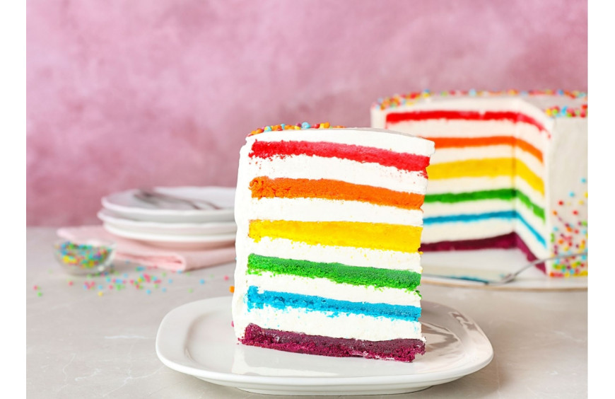 Recette du Rainbow cake : le gâteau arc-en-ciel